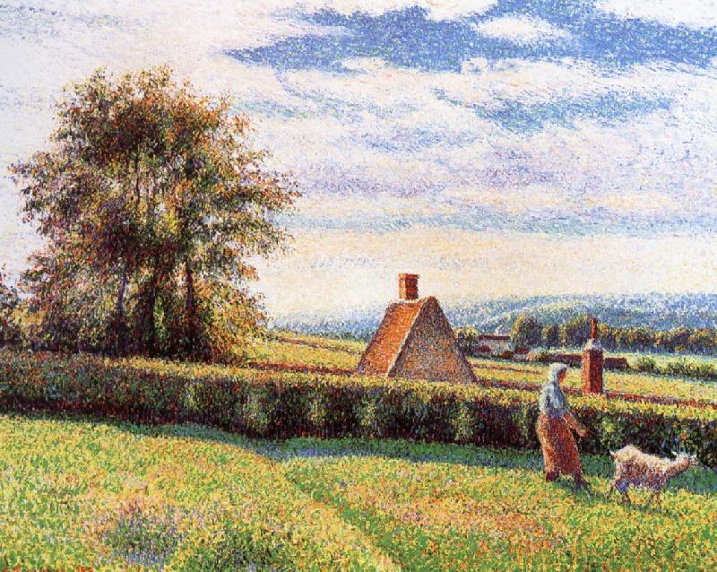 Camille Pissarro Women and the sheep Norge oil painting art